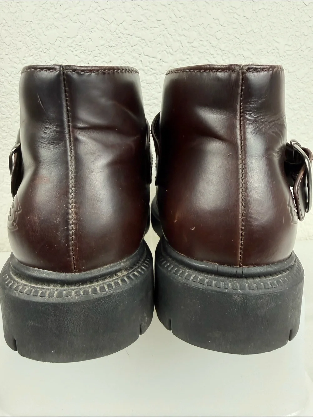 Sketchers | Brown Leather Chunky Platform Shoes | Men's 9 | Y2K Gorpcore